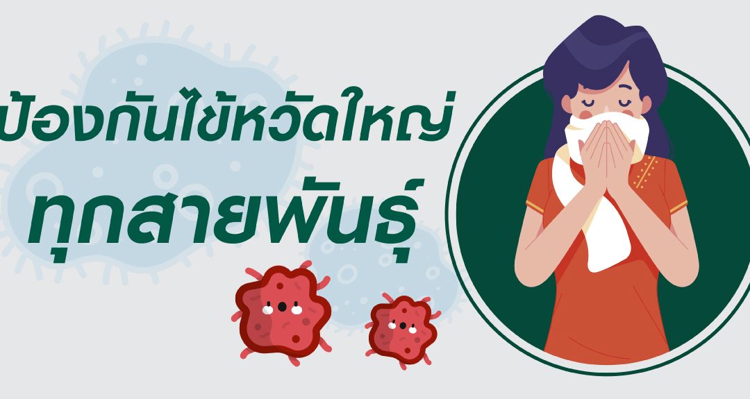 วิธีป้องกันไข้หวัดใหญ่ ทุกสายพันธุ์